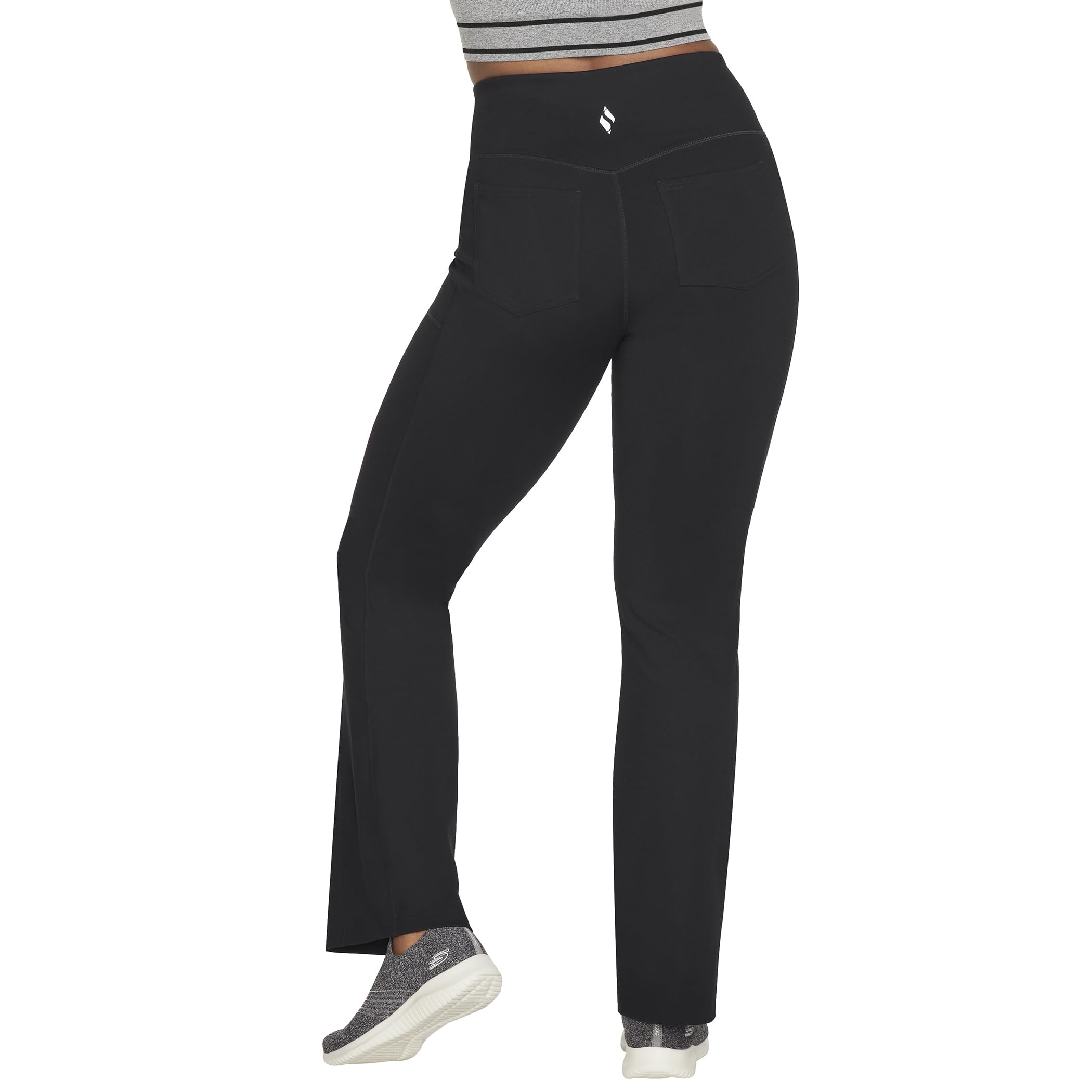 Skechers Pantaloni svasati da donna Go Walk a vita alta