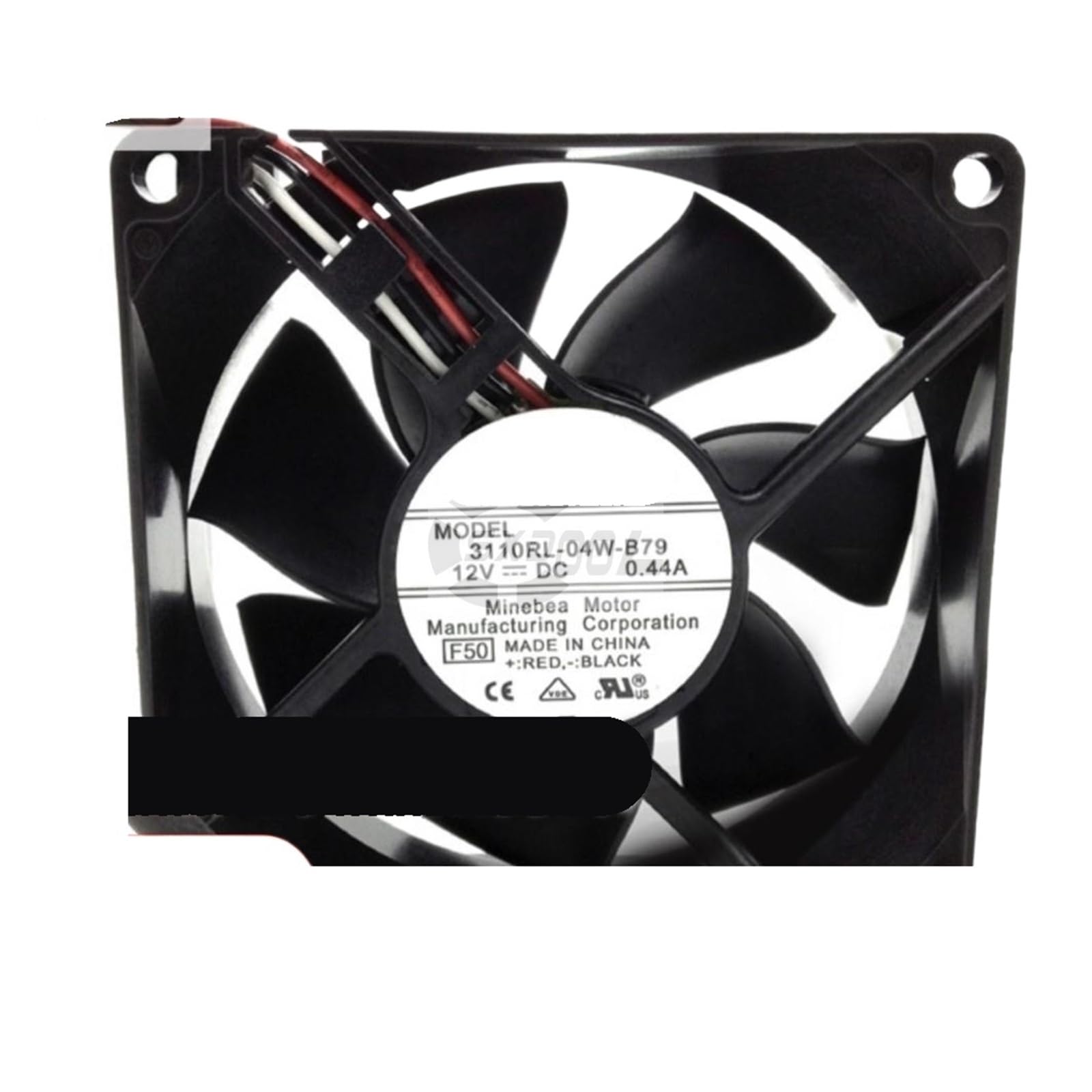 TYHUJKKL 80mm Fan 3110RL-04W-B79 80x80x25mm 12V 0.44A Dual Ball Cooling Fan
