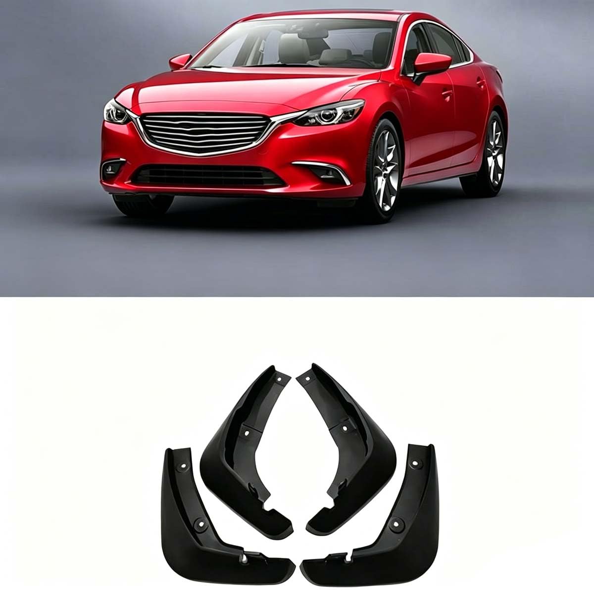 Garde-Boue pour Voiture Mazda 6 Blocs Anti-Projection Robustes 13-21