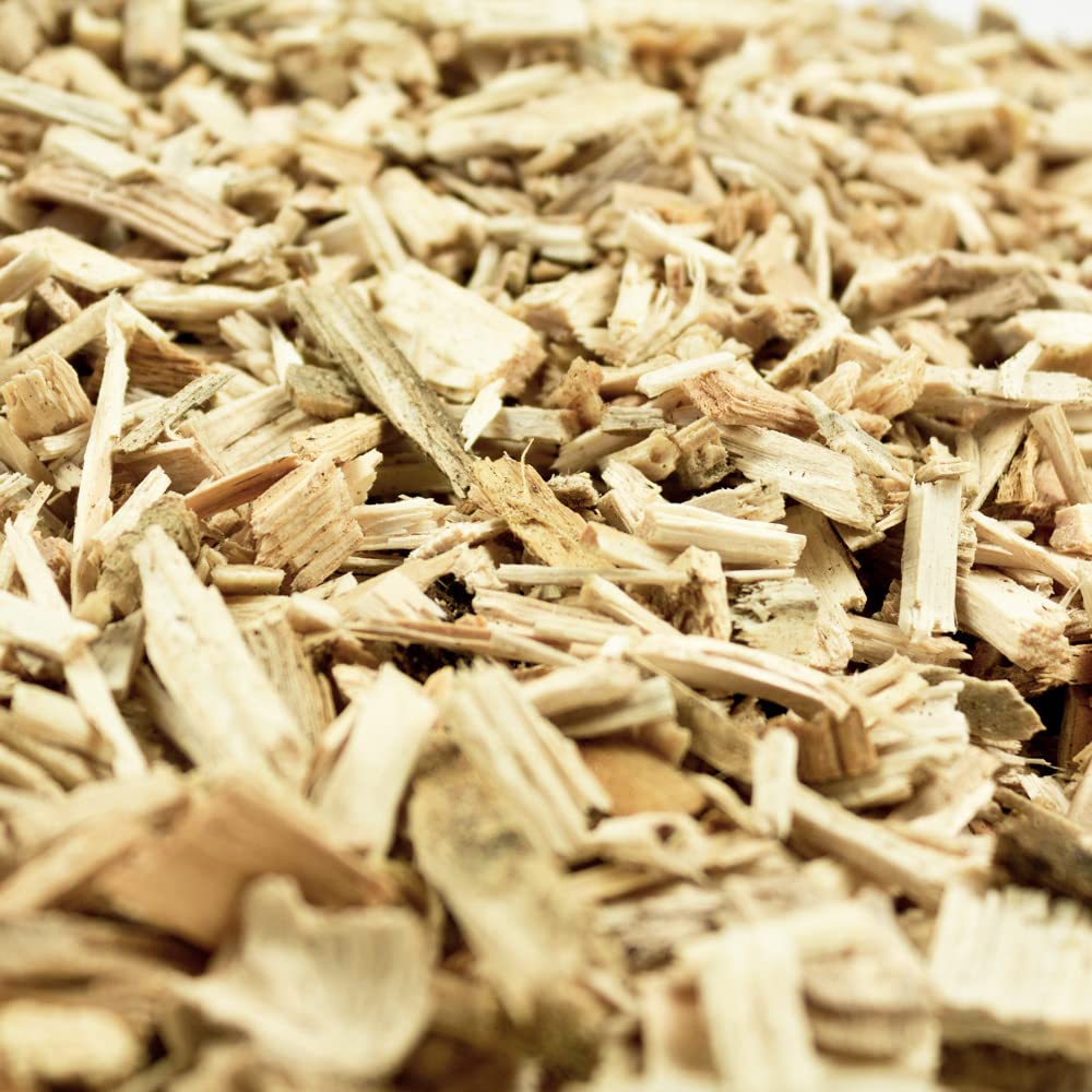 Litière d'écorce Pins Écorce Paillis Chips Jardin Bois Décor Chauffage Cheminée Terrain de Jeu 100-500 L flameup