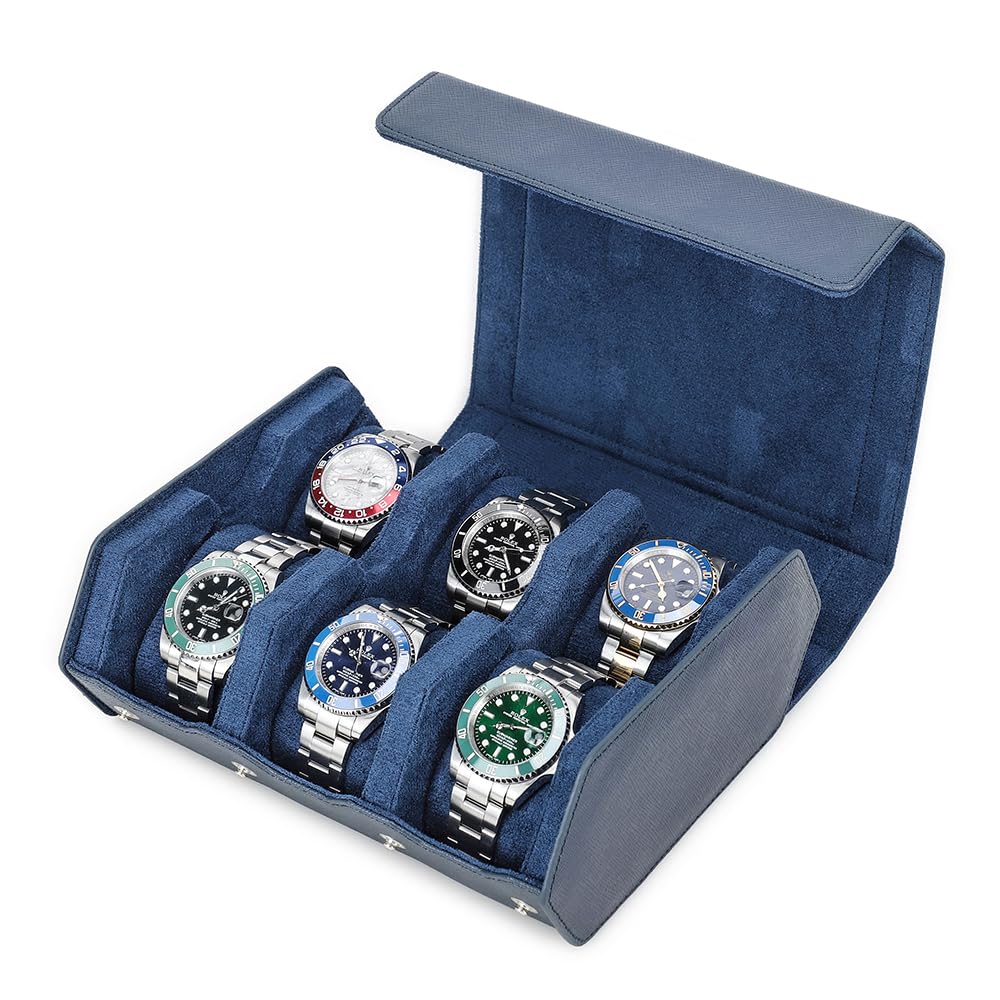 Amazon.co.jp: Contact's family 6 本用 腕時計ロール 六角型レトロ