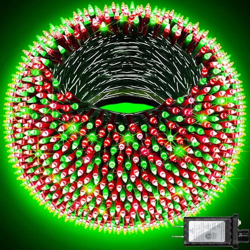 750 LED 240ft Christmas String Lights (Red & Green)