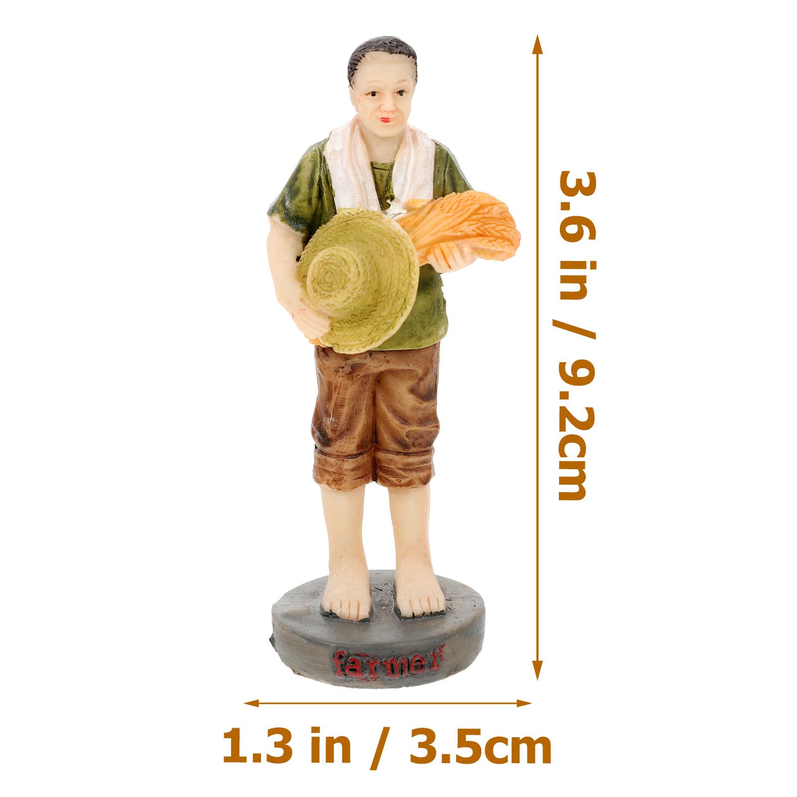 Modelli Decorate di Persone in Resina 7 Figure Realistiche Stili multipli per Tavolo da per Mini Ambienti e Scolastici Stili multipli