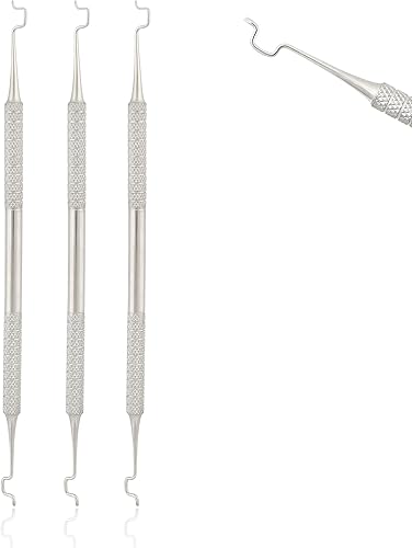 OdontoMed2011® 3 PCS TWIRL ON LIGATURA COLOCACIÓN APLICADOR ESCALADOR ORTODONTICA DENTAL INSTRUMENTOS DE ACERO INOXIDABLE ODM