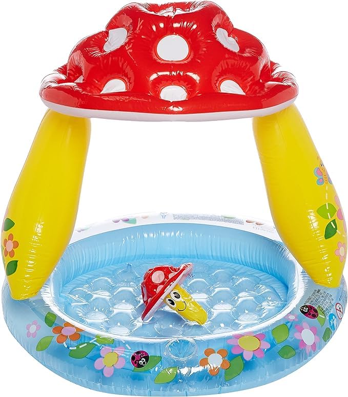 KinderTales Mushroom Baby Pool Swimming Pool Portable Pool-image-9