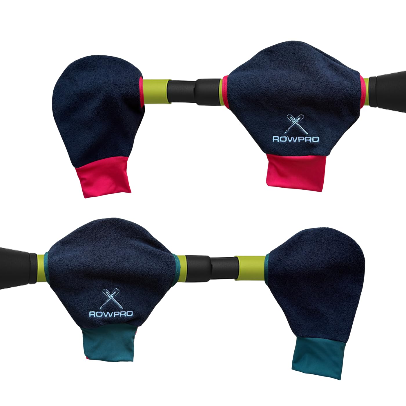 Pogies d'aviron pour Strokeside et Bowside : Pogies de balayage, cadeaux d'aviron, gants à code couleur spécialement pour balayage, gants de rameur pour tous les âges, hommes et femmes,