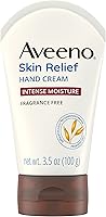 Aveeno Skin Relief Intense Moisture Hand Cream with Soothing Oat and Rich Emollients for Dry Skin, 24 Hour Moisture,...