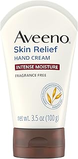 Aveeno Skin Relief Intense Moisture Hand Cream with Soothing Prebiotic Oat for Dry Skin, Sensitive Skin Cream Softens & Sm...
