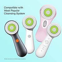 Vista 2 de Brushmo Repuesto de cabezal de cepillo compatibles con Clarisonic Mia 1, Mia 2, Mia Fit, Alpha Fit, Smart Profile Uplift y Alpha Fit, limpiador