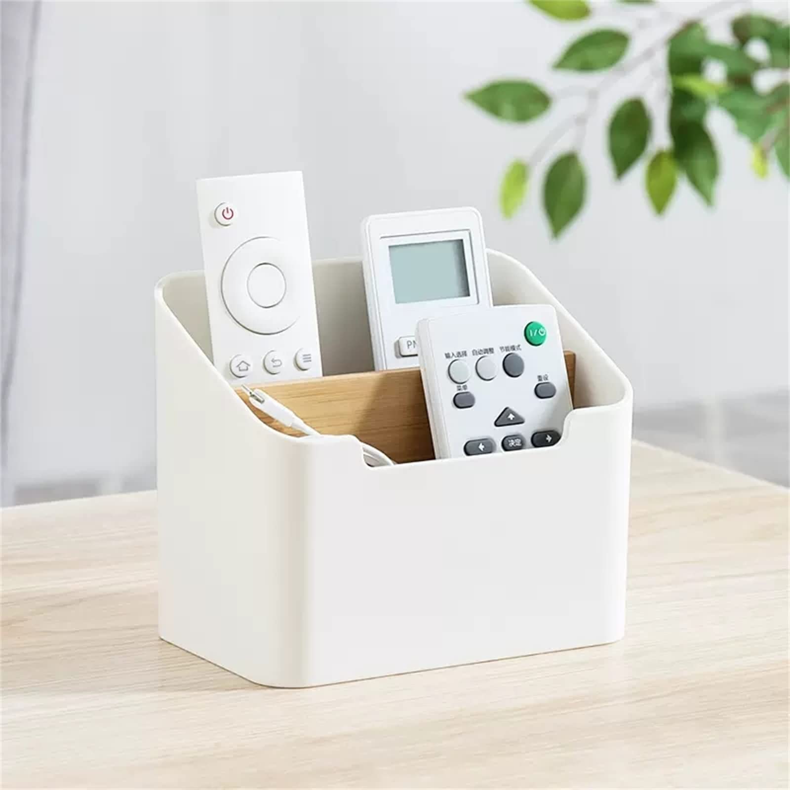 Organisateur De Télécommande Bureau Télécommande Organisateur Salon Table Basse Divers Boîte De Rangement
