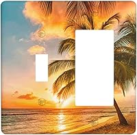 Vista 222 de Cubiertas de salida iridiscentes abstractas coloridas nubes dúplex de 1 cuadrilla, placa de cubierta de interruptor de luz arco iris, placas