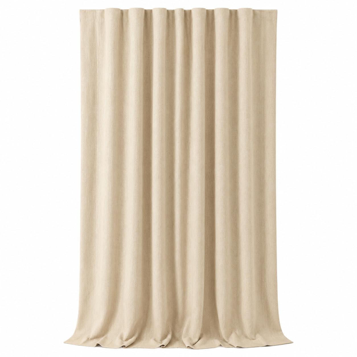 Rideaux anti chaleur beige occultants haute densité 1400 g/m²