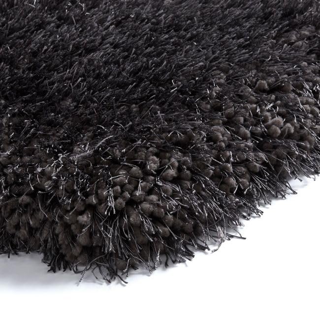 Image of Handmade Shaggy Carpet & Rugs Plain Plush Fur Rugs Bedroom Home Drawing Room Indoor 5x8 Feet Darkgrey