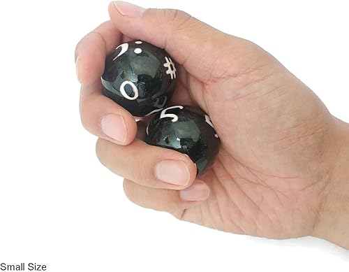 Miniatura 5 de Pelotas de música con soporte de bambú. Pelotas chinas de salud para terapia de manos, ejercicio y alivio del estrés