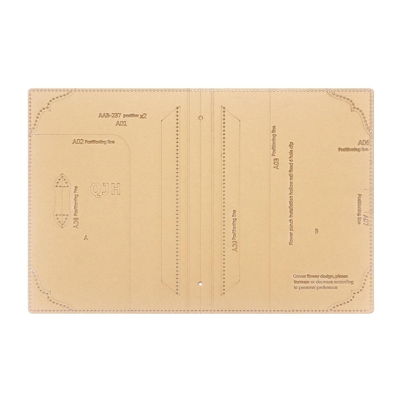 1 Juego De Plantilla De Bricolaje, Molde for Manualidades Con Patrón De Diseño Transparente