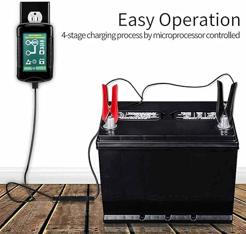 Miniatura 6 de Cargador de batería automático Mantenedor Motocicleta Trickle Float para Tender 6V 12V