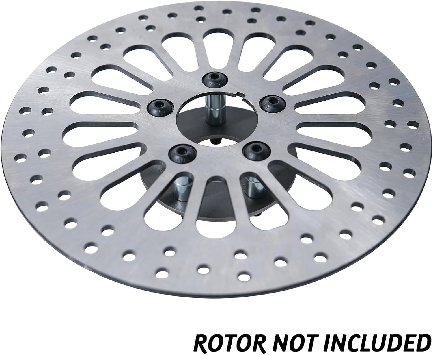 JMCHstore Mini Bike Drum to Disc Brake Wheel Conversion Kit, 5-Hole, for Coleman CT200U BT200X Baja Warrior Massimo MB200 AXIS M200 PUMA 200, Compatible with Harley-Style Rear Brake Rotor