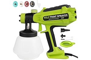 Paint Sprayer 2024, 700W HVLP Spray Gun with 4 Nozzles & 3 Patterns for Home