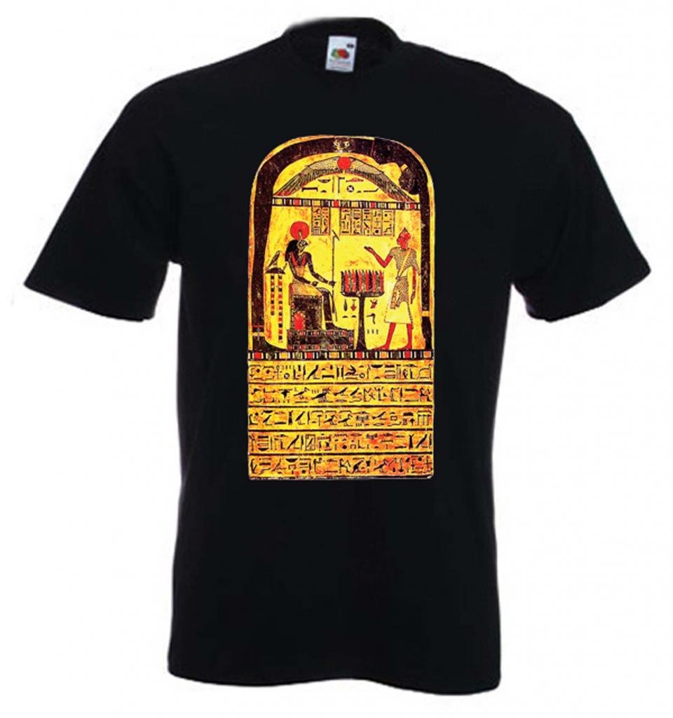 Tribal T-Shirts Aleister Crowley - Stele of Revealing T-Shirt - Natural - Large
