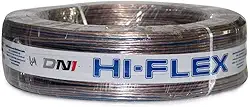 DNI HFX 2X12/800W Cabo Paralelo para Som 800W/4 Ohm, Cristal, 2 x 12 mm² x 50 m
