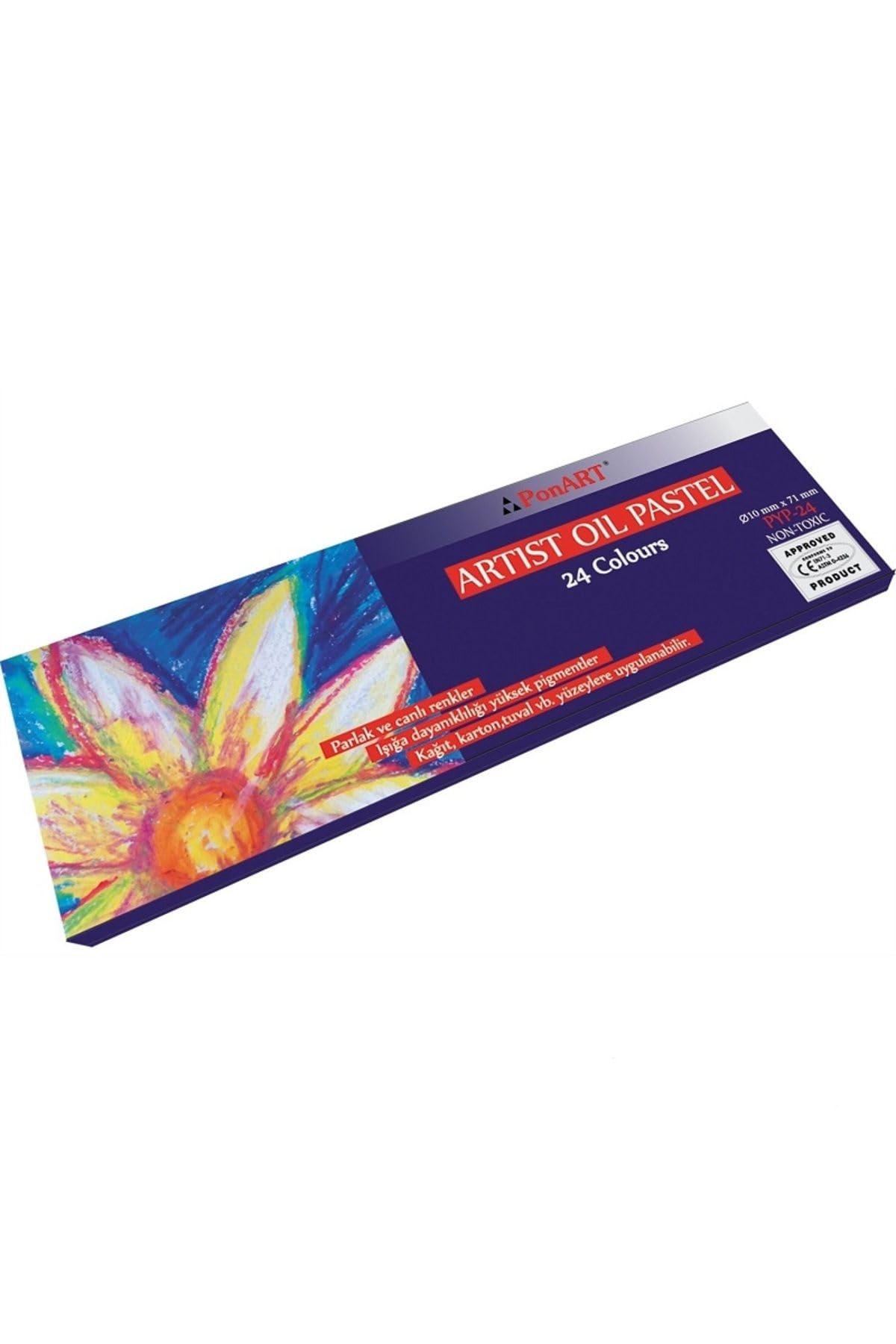 PonART Artist Range Pastele olejne, 24 kolory