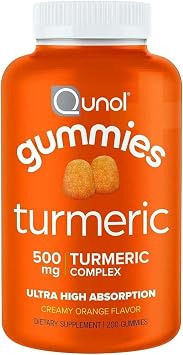QUNOL Turmeric 500MG 200CT Gummies