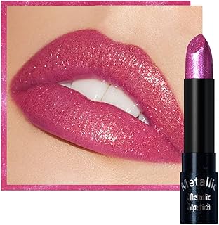 Kaely Maquillaje de lápiz labial metálico con...