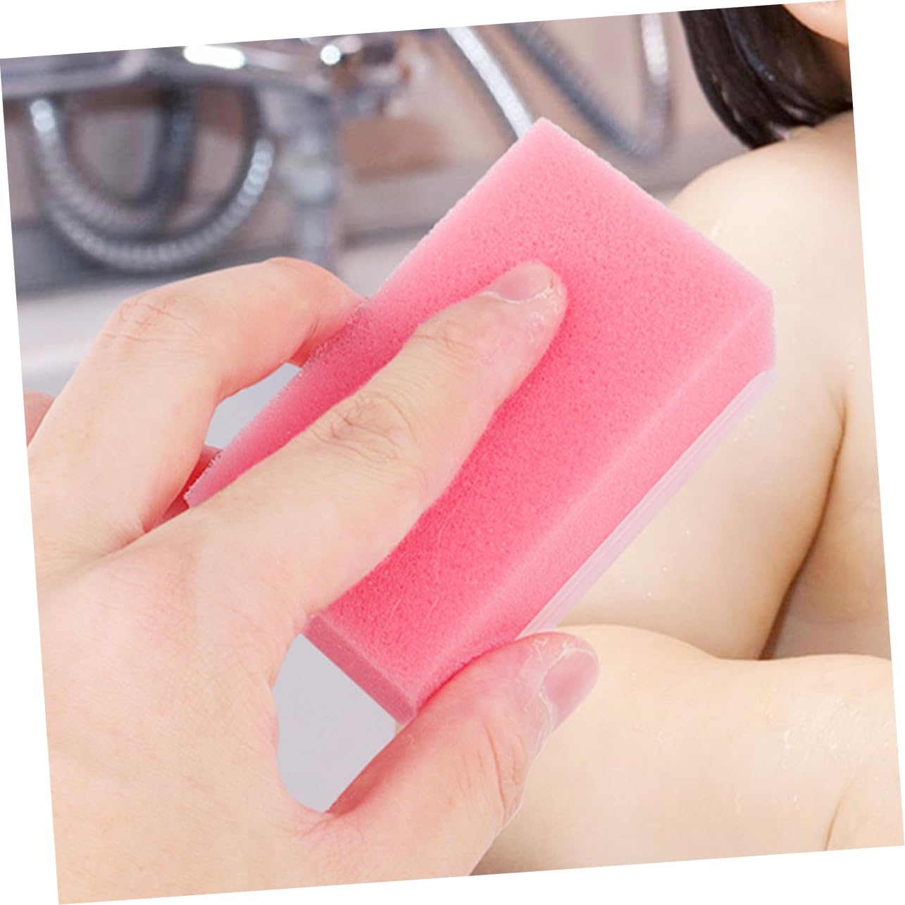 Mikinona 5 Set Di Spazzola Da Bagno Massaggiante Per Il Corpo Spazzola Da Bagno Con Cappuccio Pettine Set Di Spazzola Per Il Corpo Per Neonati Materiale Morbido 3 Pezzi * 5
