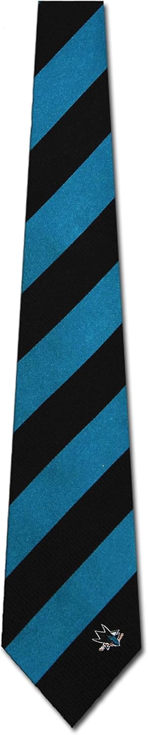 Eagles Wings Mens Sharks Regiment Ties San Jose Hockey Necktie Sharks Ties