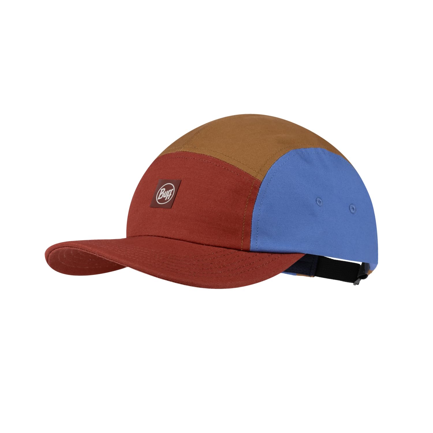 Buff® | Cap 5 Panel Venture, Flexible, UPF 50, Lightweight, Comfortable, Washable, Little Explorers, Adult, One Size Red