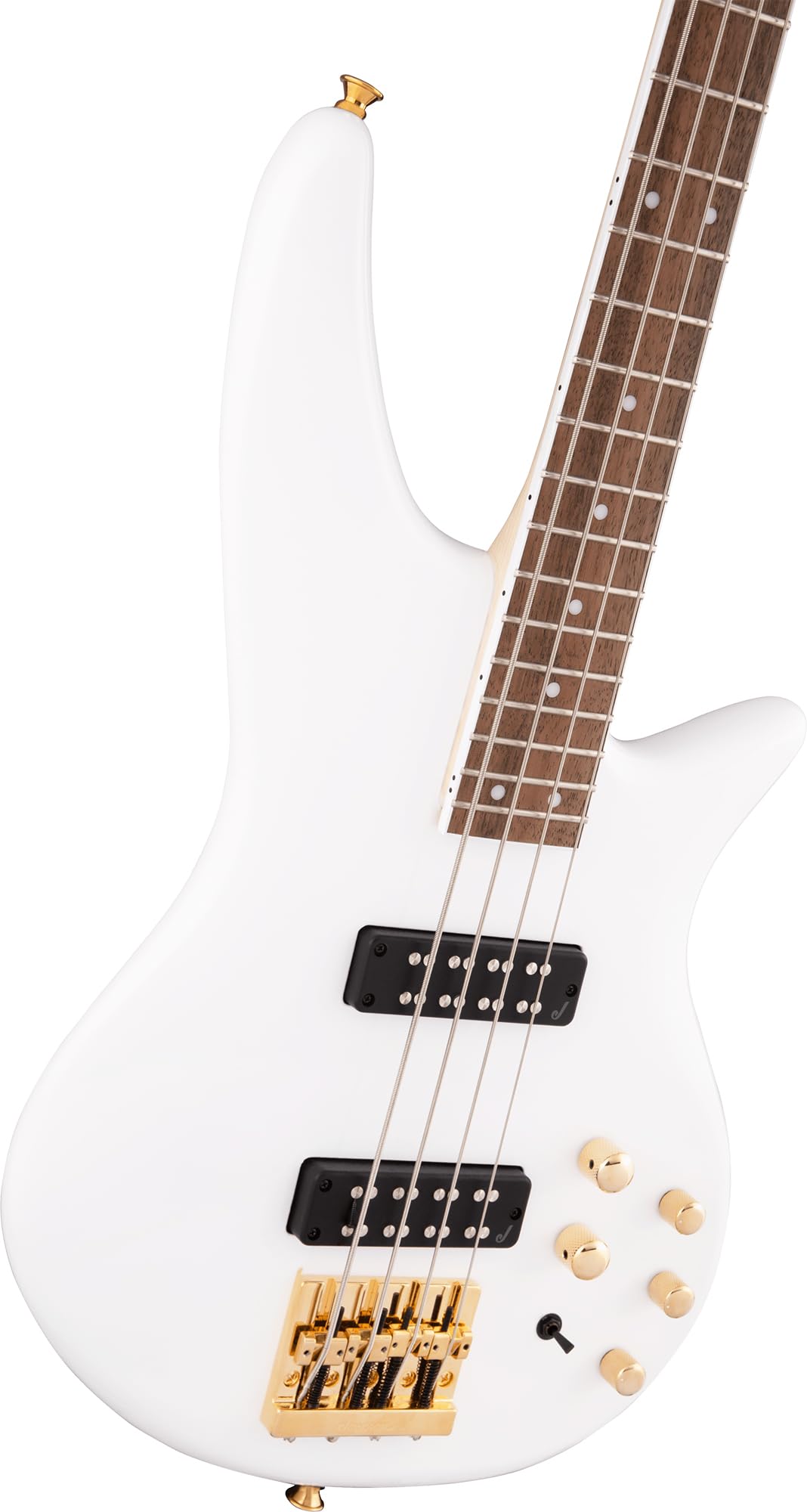 Amazon.com: Jackson JS Series Spectra Bass JS3, Snow White, Laurel