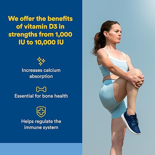 Miniatura 2 de Natural Factors, Vitamina D3 2000 UI (50 mcg), apoya huesos fuertes, músculos y función inmunológica, 120 cápsulas blandas