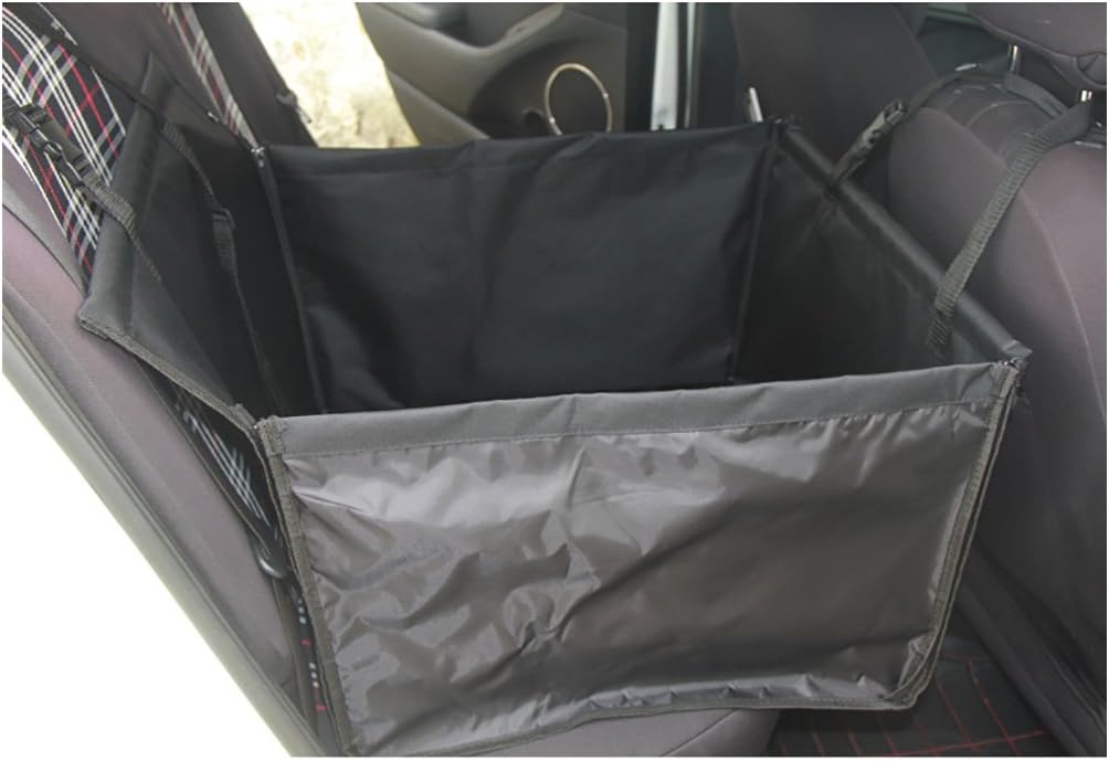 5D Car Rear Single Seat Cover, Black