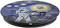 Vista 4 de Star Wars PopSockets PopGrip estándar Starry Night Stormtrooper