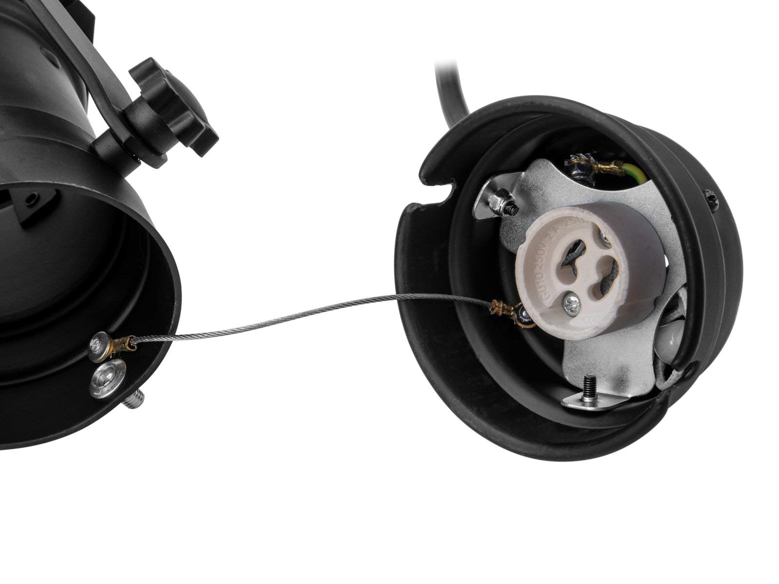 Eurolite Par 16 Spot GU 10 Negro
