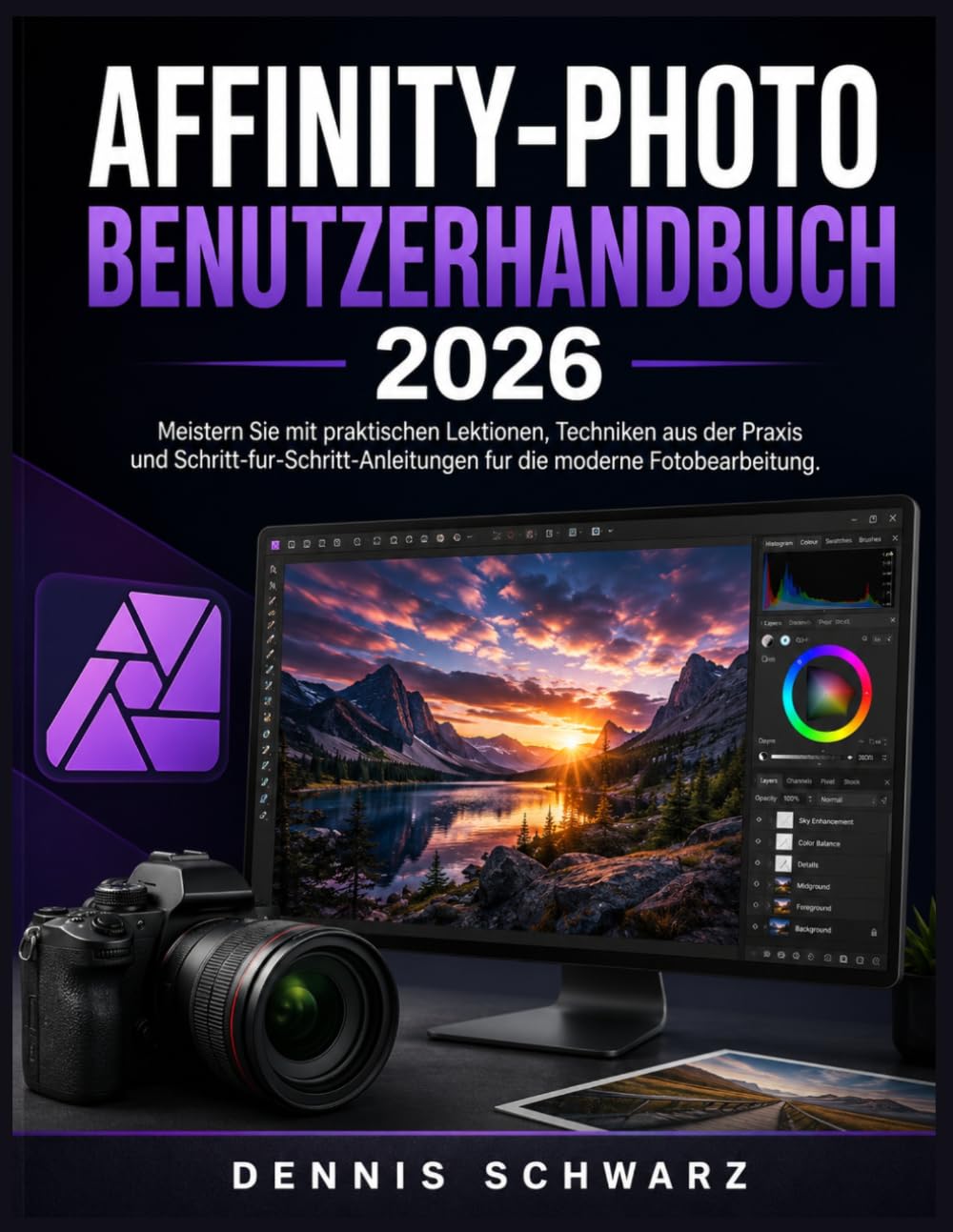 AFFINITY-PHOTO BENUTZERHANDBUCH 2026: Meistern Sie mit praktischen Lektionen, Techniken aus der Praxis und Schritt-fur-Schritt-Anleitungen fur die moderne Fotobearbeitung.