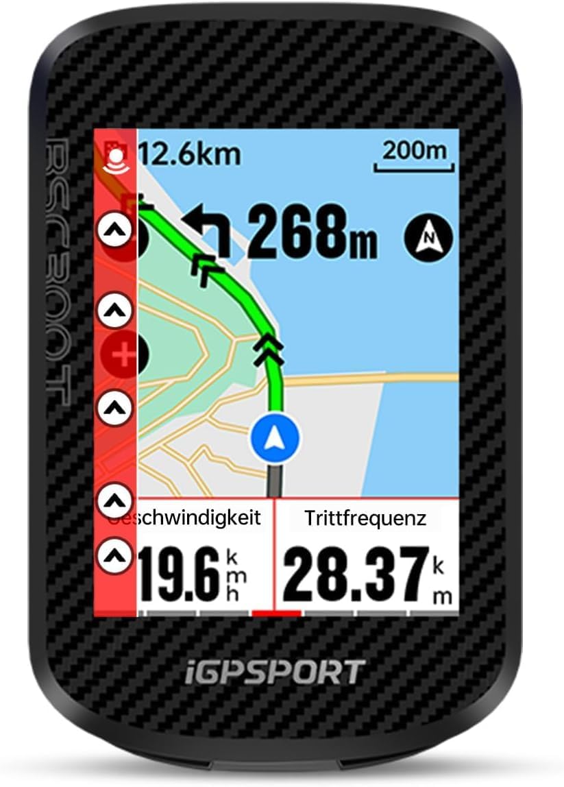 iGPSPORT BSC300T GPS Fahrradcomputer Kabellos, 2.4-Zoll-Touchscreen und Tasten, MAP-Navigation, Trainingsfunktion, Bluetooth, ANT+, E-Bike