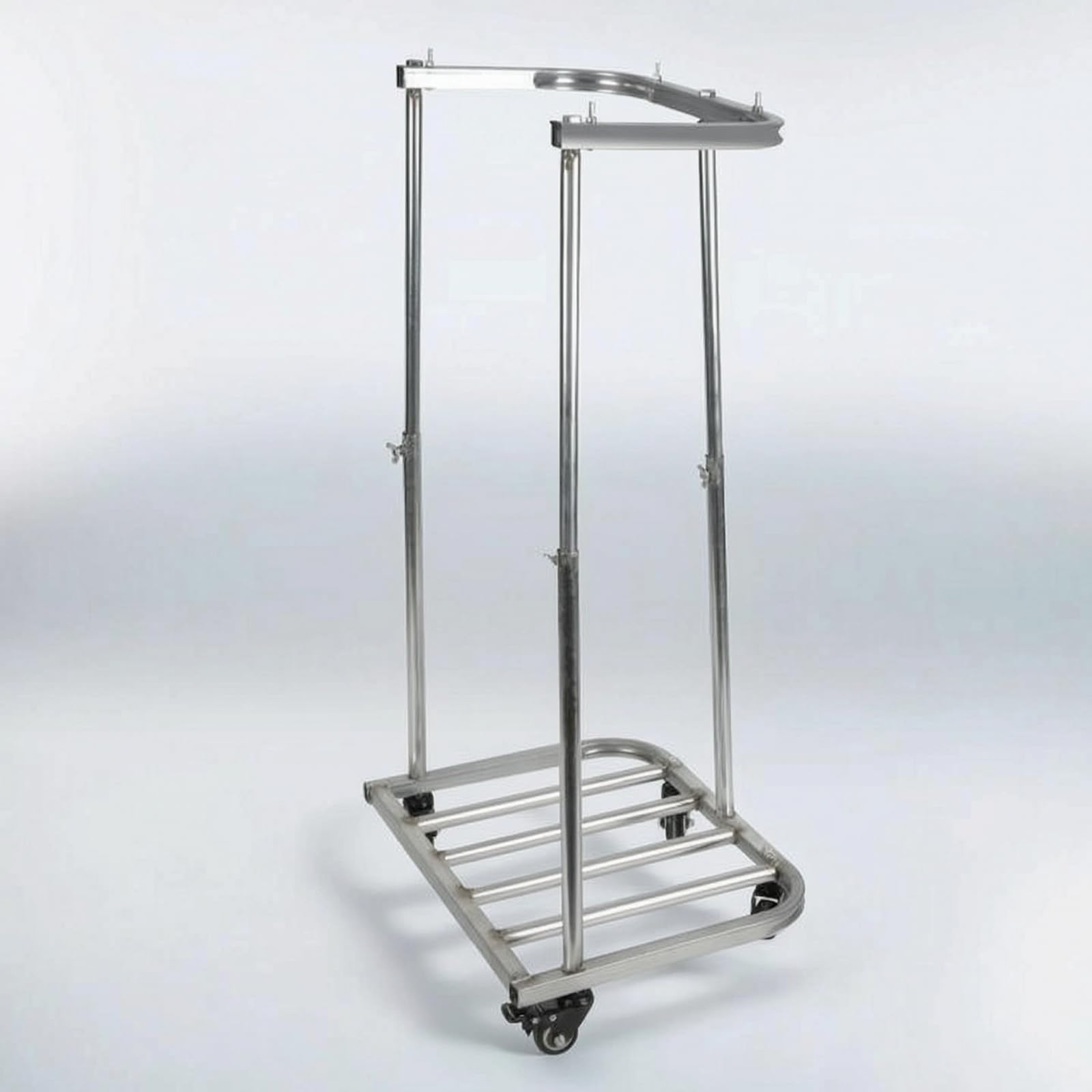 Reggi Regolabile in Altezza Mobile Carrello Porta con Ruote Rinforzato Reggi per Agricoltori