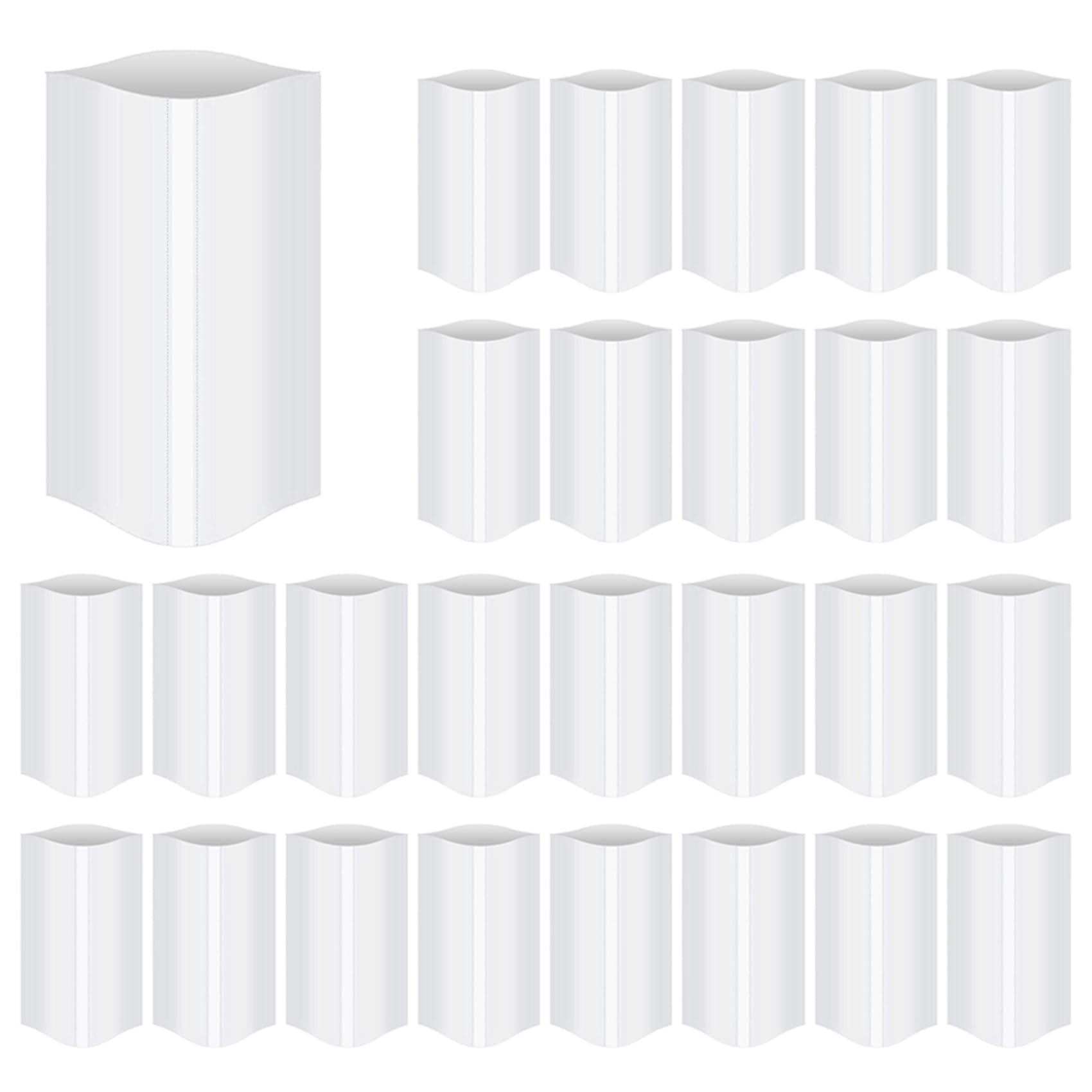 Jnchdghwa White 8X12 Inch Sublimation Shrink Wrap Sleeves, 120 Pcs Sublimation Shrink Wrap For Tumblers, Mugs, Cups And More