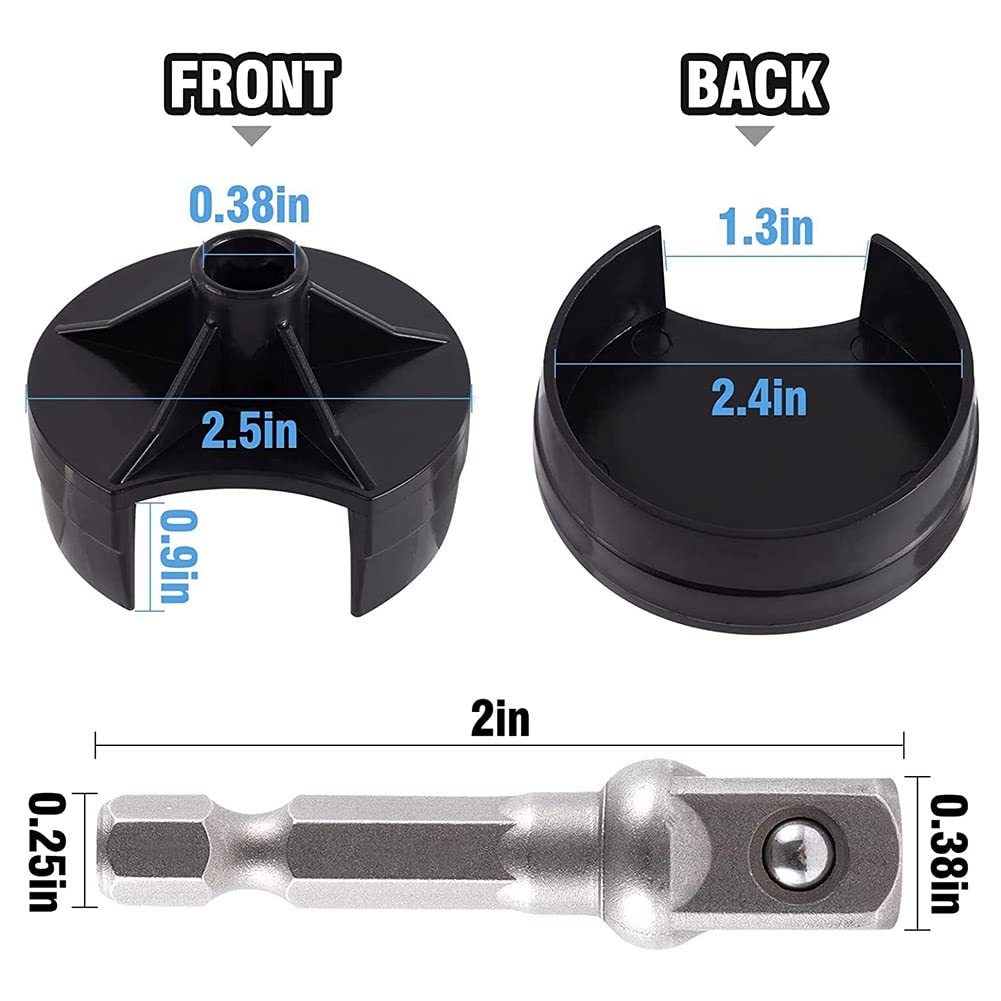 Breimachine-adapter, Eenvoudig Te Installeren Breimachine, Snelle Bevestiging met Zeskantbit voor 22 40 48 Breimachines (WHITE