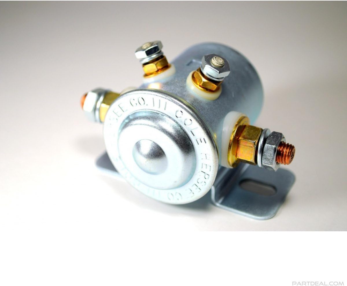 Cole Hersee 24214-BX 24V 71 Ω Continuous Duty Solenoid (4 Stud)