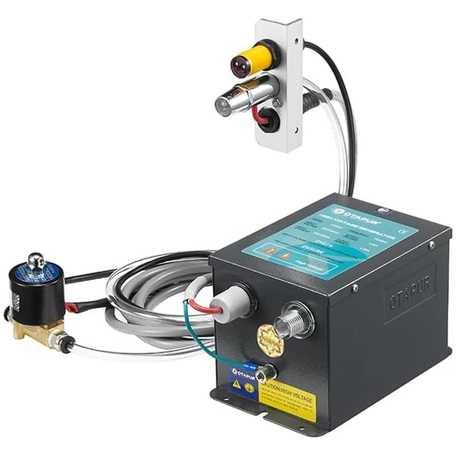 Pistola Ad Aria Ionizzante, Eliminatore di Cariche Elettrostatiche, con Generatore Ad Alta Tensione da 4,6 KV, Distanza Regolabile, per La Rimozione Automatizzata della Polvere E Il Controllo