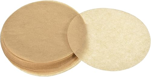 uxcell 300 unidades de papel pergamino redondo de 6 pulgadas, papel pergamino antiadherente para hornear pasteles pequeños, separar carne congelada,