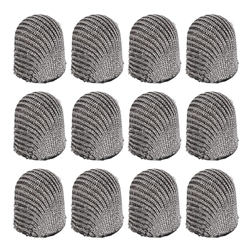 PATIKIL Puntas De Estilógrafo De Reemplazo De 5.5 mm (0.22") 12 Piezas Puntas De Fibra Conductora para Teléfonos Móviles Computadoras Tabletas E-Readers Pizarras De Dibujo Color Gris