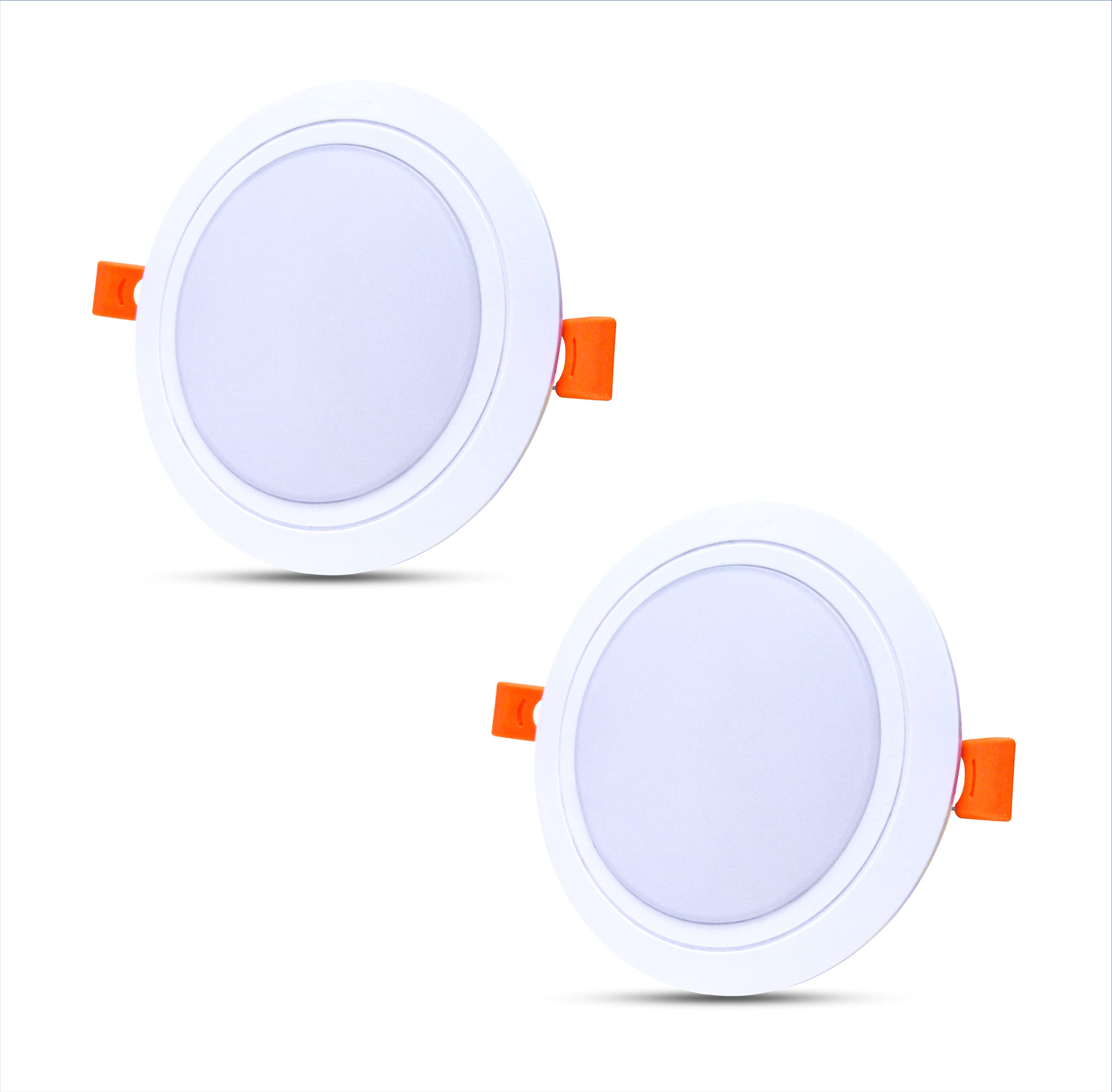 Murphy15-Watt Vega Round LED Panel Ceiling Light (Cool White, Pack of 2)