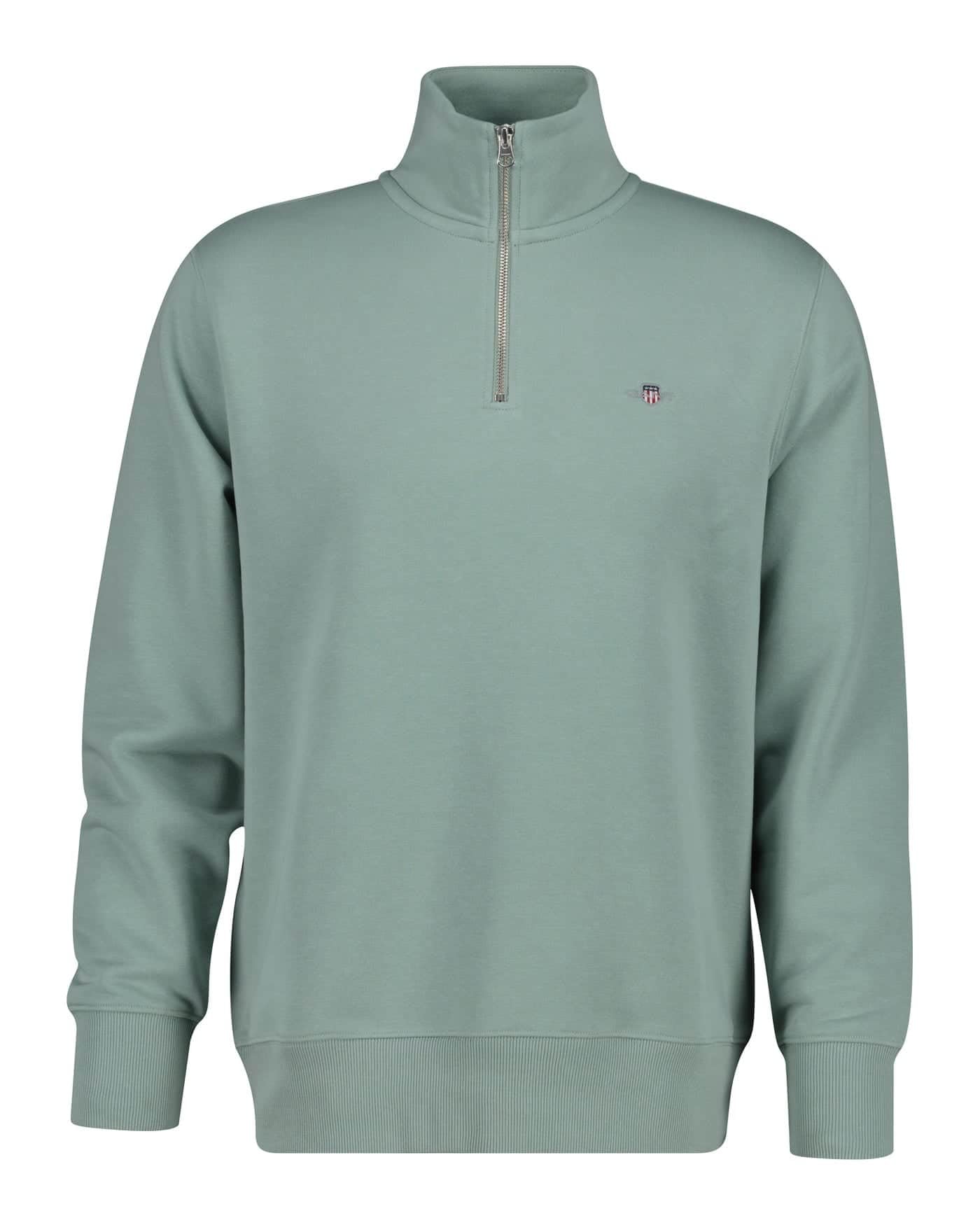 GANT Reg Shield Half Zip Sweat Sudadera Hombre (Pack de 1)