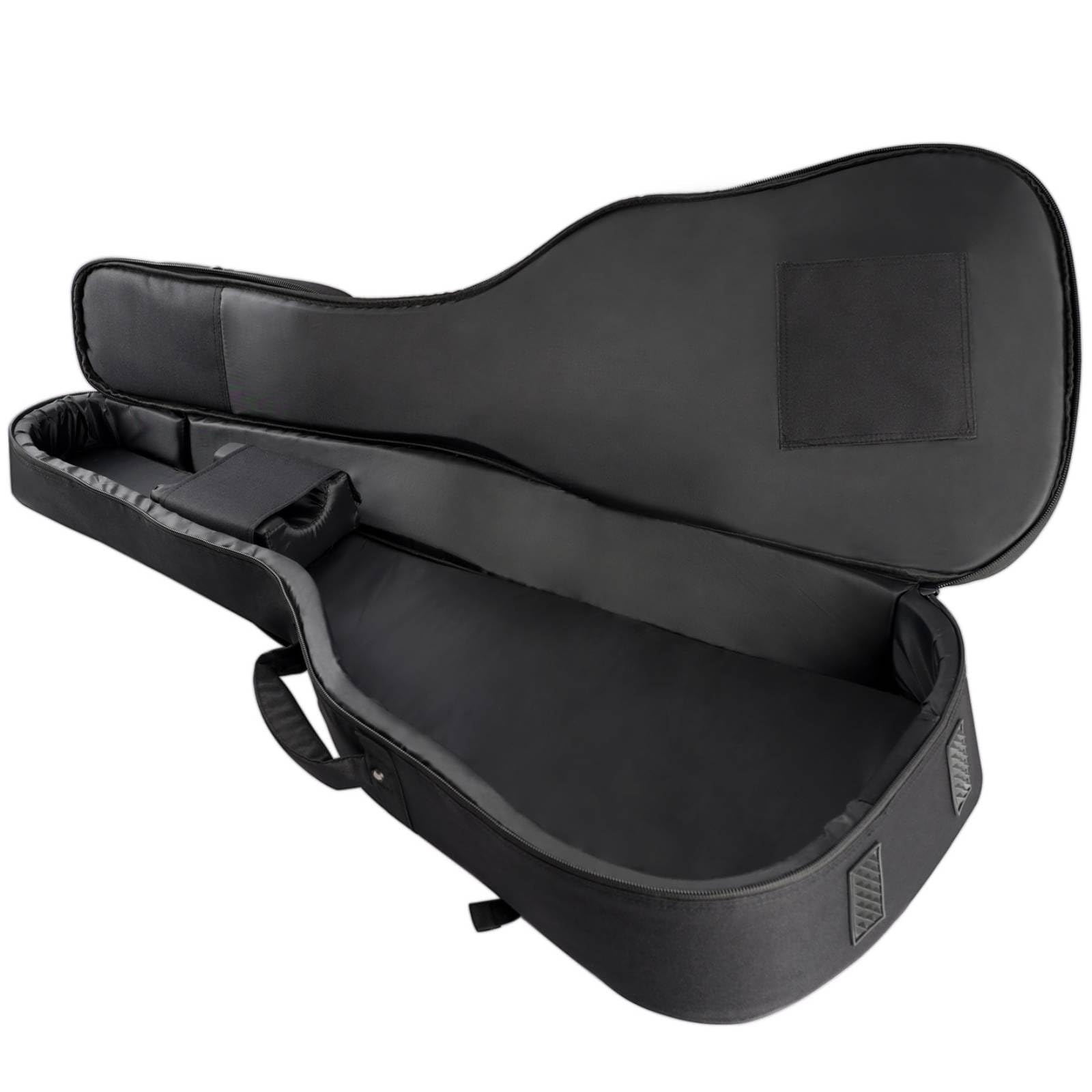Custodia Impermeabile Chitarra Classica Borsa Zaino Astuccio con Spallacci Regolabili E Manico Laterale Imbottitura, 39 Pollici, Modello Rinforzato, Nero Standard