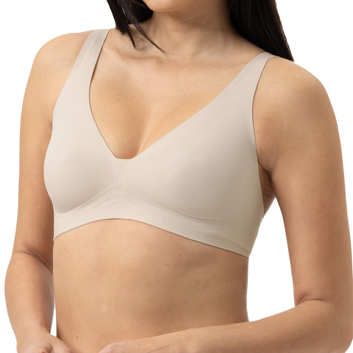 Mey - Simply Better Invisibles - Donna - Reggiseno a triangolo - senza ferretto - Non foderato - spalline sottili - Opaco