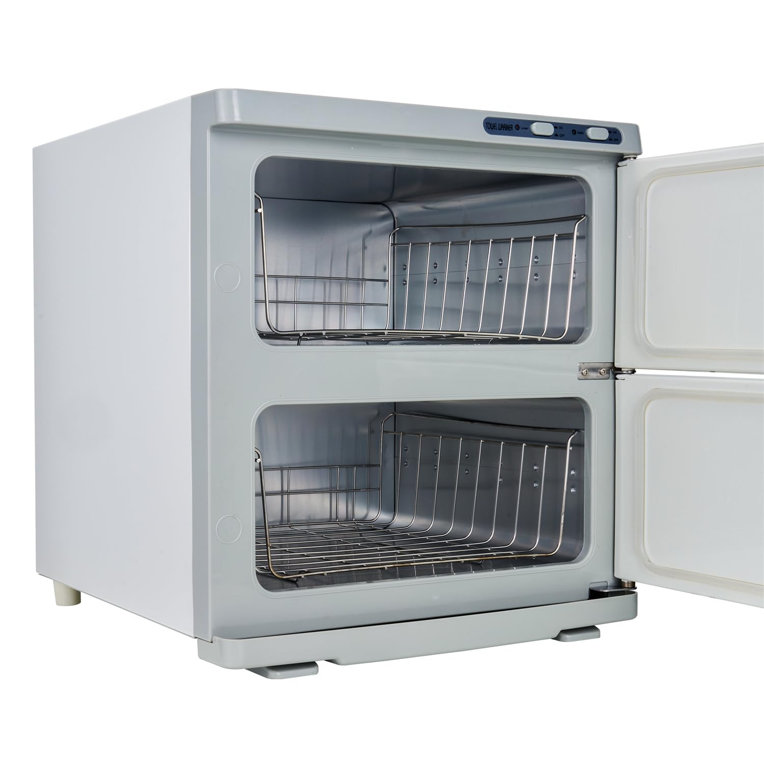 Master Massage Calentador de toallas de 35 l, 2 puertas, calentador de toallas, calentador de toalla, armario para hotel, peluquería, masaje, spas