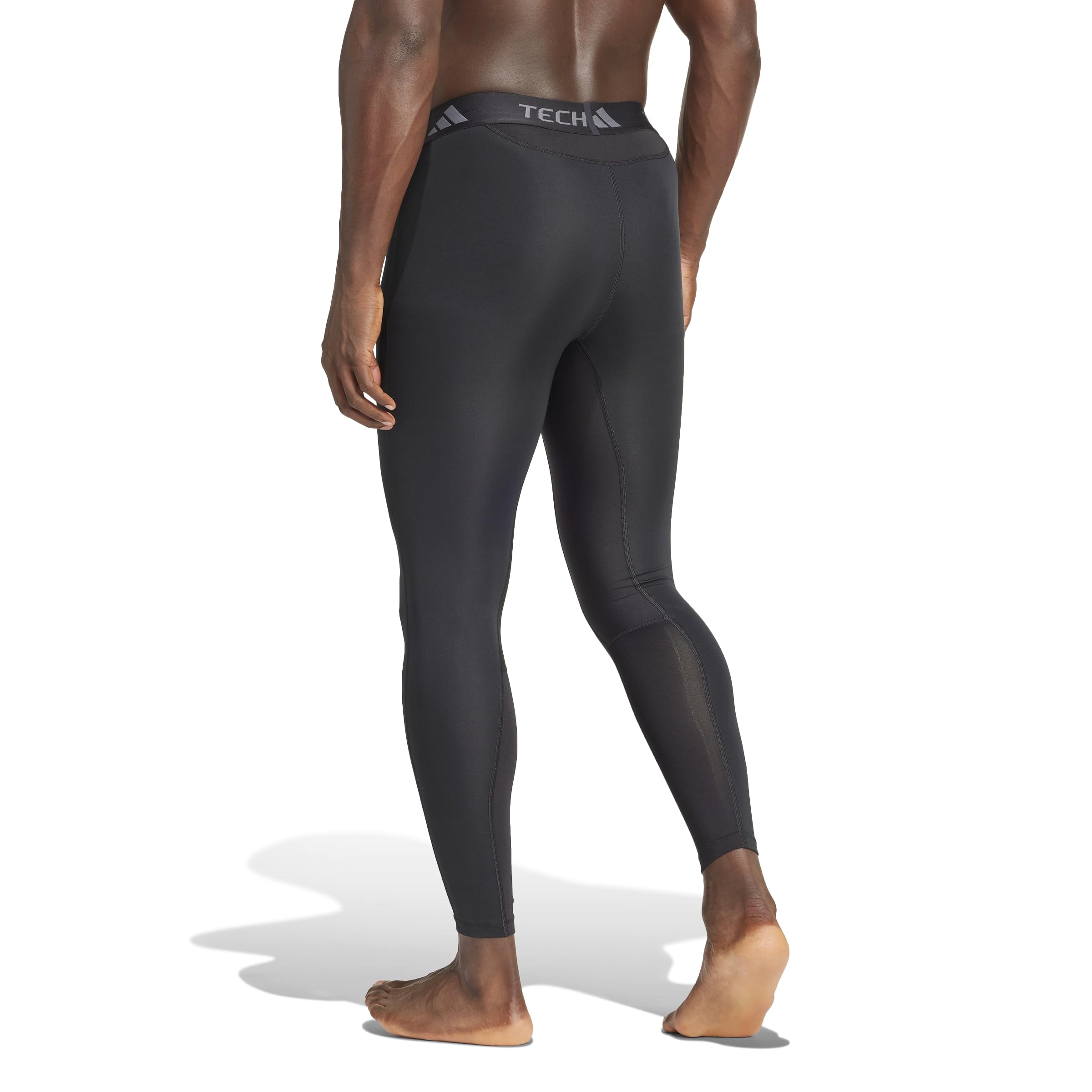 adidas Men's Mallas largas Techfit Compression Training, Black, S